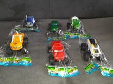 6 unids/set cuerpo máquinas juguetes ruso milagro Crusher camión vehículos figura de cuerpo juguetes para los niños regalos de cumpleaños