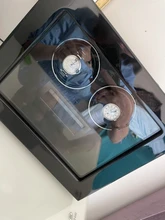 Caja enrolladora de reloj de alta gama, 2, 4, 6, 9, 12, 24, reloj mecánico con Motor de madera Mabuchi, pantalla táctil de cristal LCD, accesorios de almacenamiento