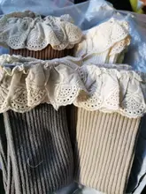 4 par/lote nuevo calcetines de niñas bebé largo Calcetines niños de la longitud de la rodilla de algodón suave bebé NIÑOS Calcetines de 1-6 años hasta la rodilla Calcetines