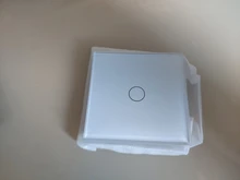 Livolo-Panel de cristal blanco perla para interruptor, Panel de cristal estándar europeo, solo Panel de cristal, 1 unidad