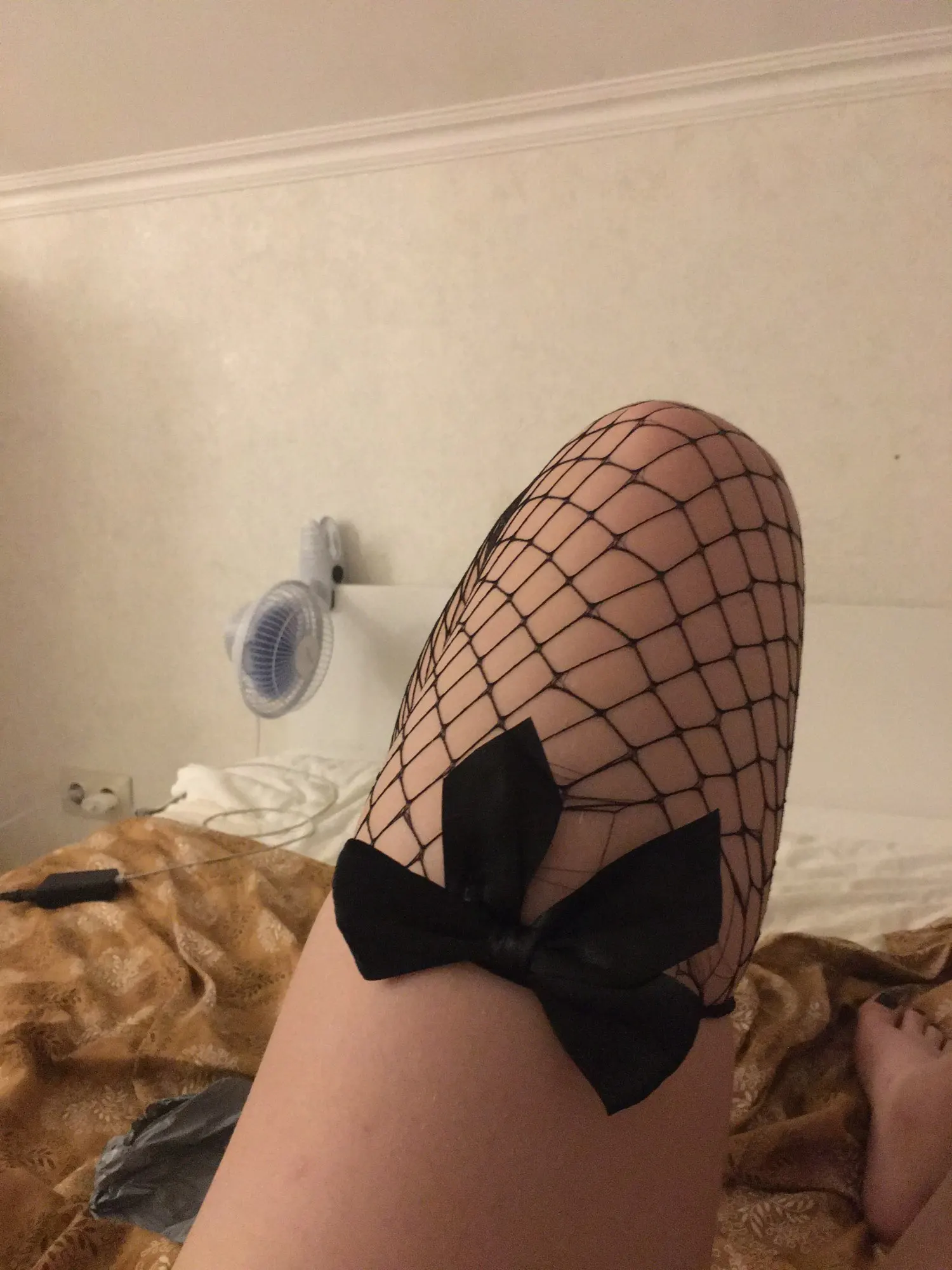 brunette lingerie selfie stockings