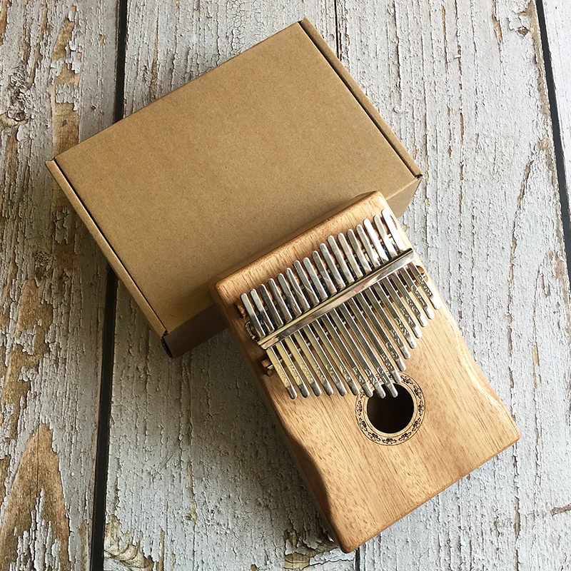 Musical-Instruments Kalimba Thumb-Finger-Piano Mahogany Mbira Solid-Pine African 17-Key