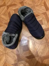 Hombres botas ligero zapatos de invierno para hombres botas nieve calzado de invierno de talla grande 47 Slip On Unisex tobillo botas de invierno