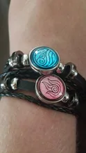 Nuevo Avatar el último maestro aire pulsera REINO UNIDO DE nómada de aire y de la tribu de agua cúpula de vidrio pulsera de regalo