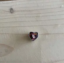 WOSTU-Cuenta para pulsera personalizable con forma de corazón, abalorio para plata de ley 925 auténtica, regalo personalizado, fabricación de joyas, CTC103