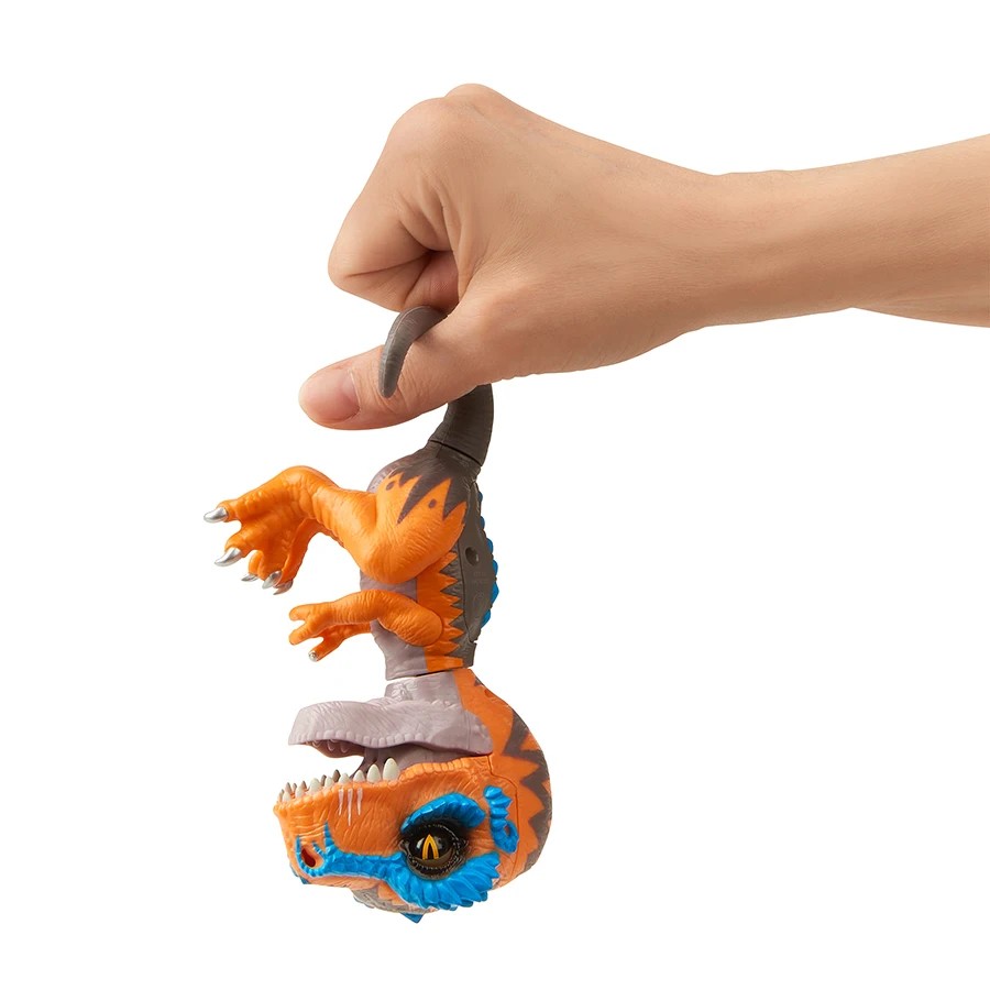 Игрушка электронная динозавр интерактивный Скретч 12 см FINGERLINGS