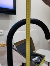 Grifo con filtro negro y purificador de latón para cocina, rociador doble de agua potable, CON MEZCLADOR de fregadero, modelo Torneira
