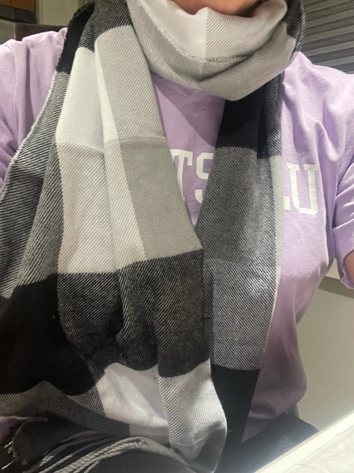 Dark Academia E-boy E-girl cashmere scarf photo review