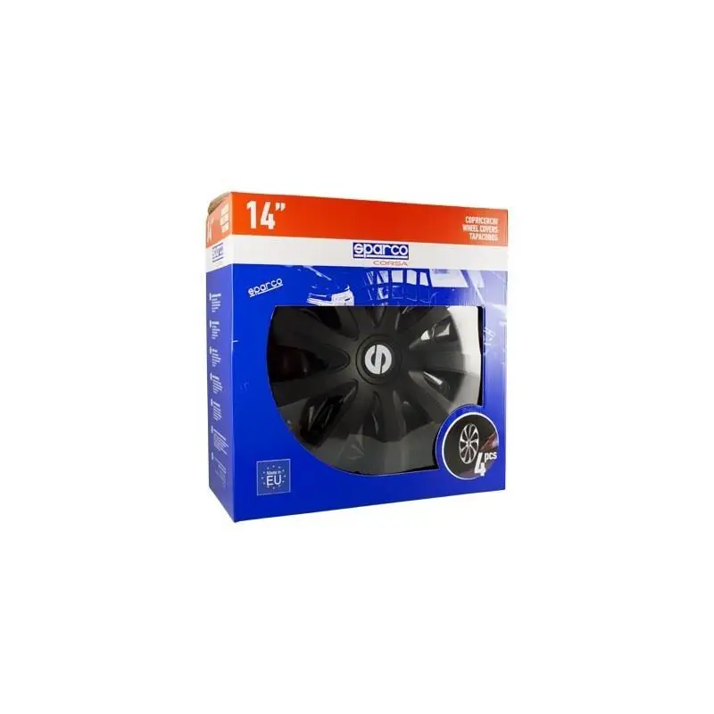 Sparco SPC1470BK-Set колпачка Sicily 14 &quotчерный | Автомобили и мотоциклы