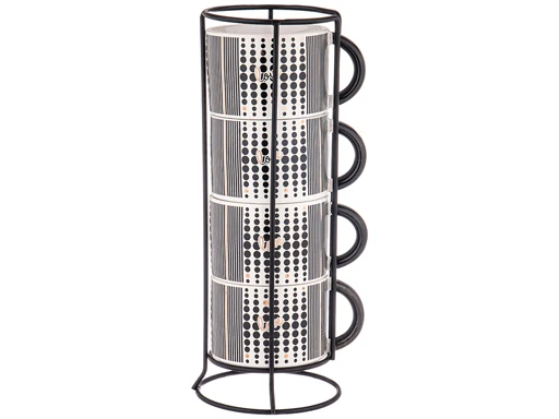 Set of cups 4 PCs. Metal stand Collection &quotethnic&quot 7 5*6 cm 180 ml 155-616 | Дом и сад