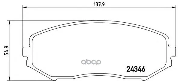 Колодки Тормозные Suzuki Grand Vitara 1.9d/1.6/2.0/2.4/2.7/3.2 05 Передние Brembo P79018 Brembo арт. P79018