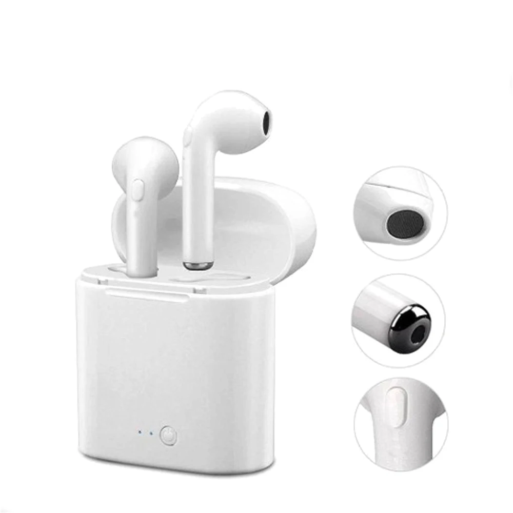 I7S Version 5 0 Wireless Bluetooth Headset Universal Compatible iPhone Samsung Huawei Headphones