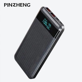 

18W Fast Charge Power Bank 10000mAh 3 Ports Output Anti-Skid Stain-Resistant LED Data Display Portable Charger For iPhone Xiaomi