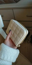 Billeteras cortas de piel sintética para mujer, carteras a cuadros, tarjetero de nobuk, cartera pequeña con cremallera, monedero
