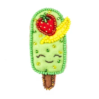 

Пфсб-1504 set for making a textile toy series sweet brooch 'sorbet'