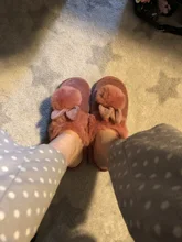 Zapatillas de algodón con orejas de conejo para mujer, zapatos para invierno, otoño