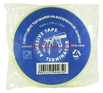

Terminator Stu 1910 Scotch double-sided White, 19mm, 10 m.