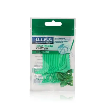 

Toothpicks d.i.e.s. with a thread "mint" 10 PCs.