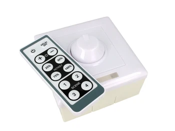 

Varialuce Led Triac Dimmer SCR 220V 200W with wheel and infrared remote control box 86 X86 included