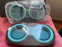 Benepaw-cuenco elevado para perros, con soporte, respetuoso con el medio ambiente, plegable, desmontable, comida, agua, alimentador de mascotas, platos aptos para lavavajillas