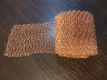 1-20 Meters 100mm Width Corrugated Copper Mesh For Distillation Reflux Moonshine Brewing