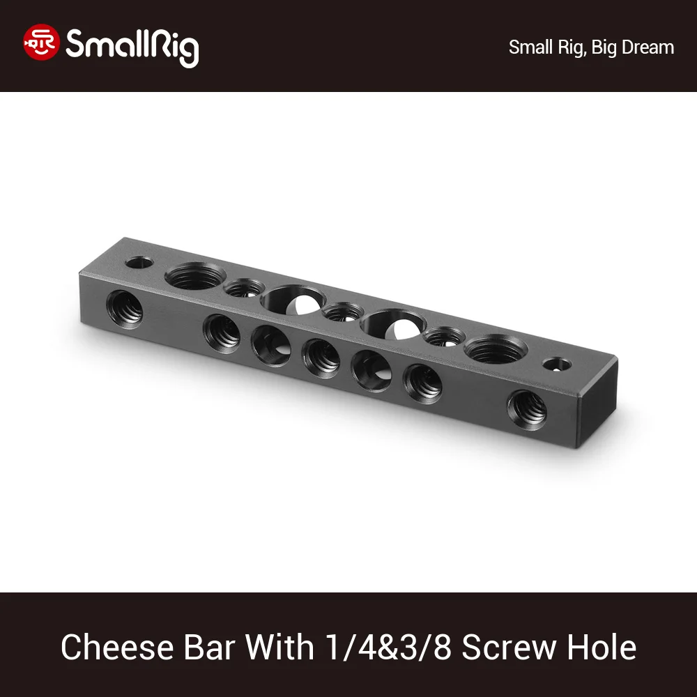 

SmallRig Cheese Bar With 1/4 Inch and 3/8 Inch Screw Hole For Monitor Screen - 1091