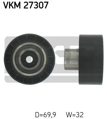 Ролик обводной Rover 45/75 2.0/2.5 V6 99 SKF VKM27307