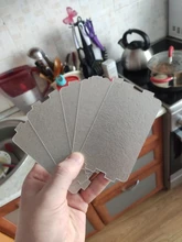 Placa de placa de Mica para horno microondas, accesorio de reparación de repuesto para uso doméstico, como secador de pelo eléctrico, 5 uds.