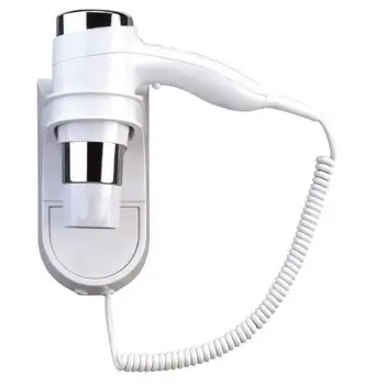 

Hair Dryer silver hair fixed wall hotel bathroom locker rooms hotels