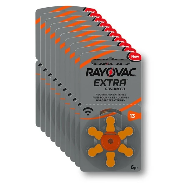 Pila Rayovac Extra 312 botón pack de 6 unidades