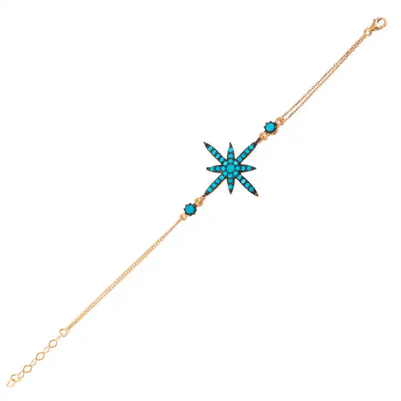 

Silver Blue Star Women 'S Bracelet