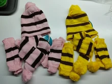 Pet-Puppy-Accessories Socks Hats Cat-Products Dogs-Knitted Small Chihuahua Little Winter