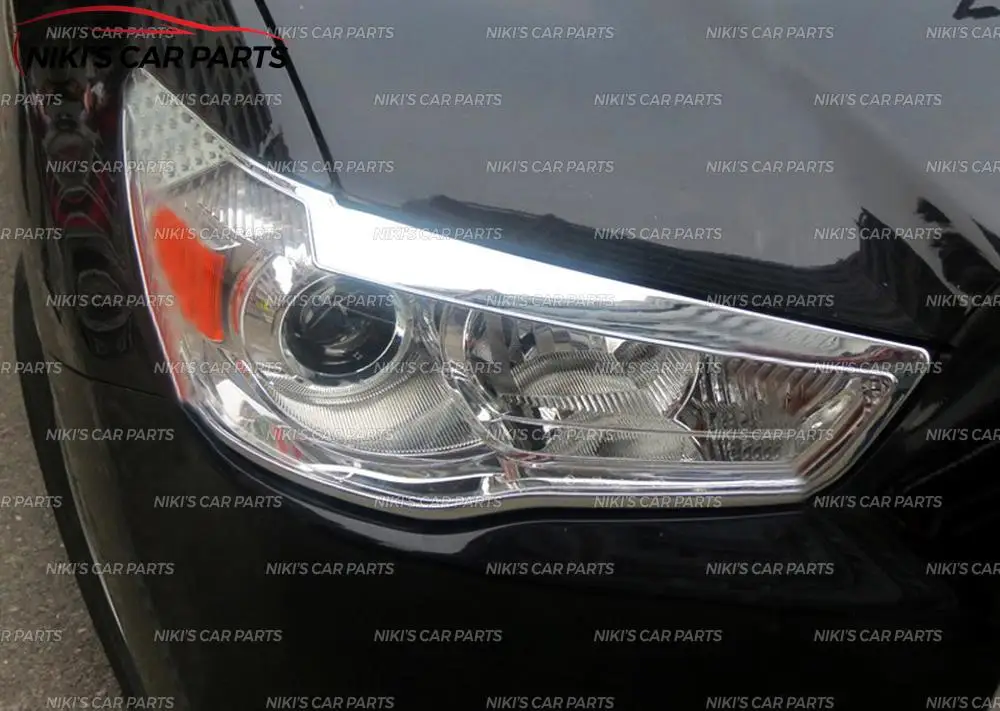 Брови на фары для Mitsubishi ASX/Outlander Sport 2013- ABS пластик 1 комплект/2 шт. формовочные украшения автомобиля
