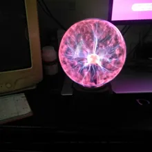 Lighting Decor Touch-Lamp Plasma-Ball Crystal Led-Night-Light Christmas Novelty Magic