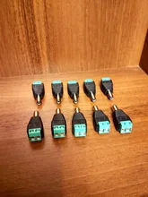 Jack-Adapter Connector-Plug Led-Light Power CCTV 10pcs DC for Single-Color 12V