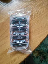 4 unids/lote cuchillas de afeitar 5 capa de hojas de afeitar para Gilettee de energía de fusión de afeitar cuchillas Gillette Proglide máquina