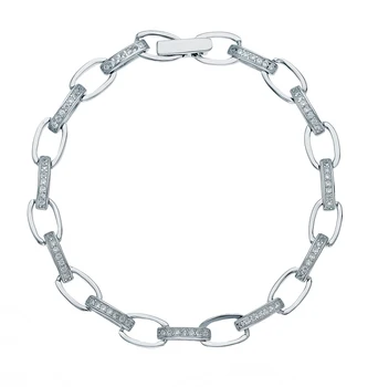 

Silver Bracelet with cubic zirconia sunlight sample 925