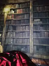 Magic Retro Bookshelf Tapestry Art Wall Hanging Tapestries Bedspread Throw Home Decor