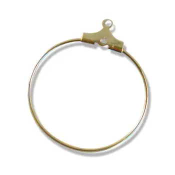 

Ot1512 ring without lock earring base, 0,7*20mm, pack/20 PCs, 'Astra' (gold)