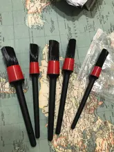 5 uds detallado de coches cepillo de limpieza automática de la limpieza del coche detallando conjunto tablero de salida de aire cepillo limpio herramientas de lavado