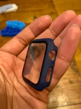 Cristal + funda para apple watch, Protector de pantalla templado de 44mm, 40mm, 42mm y 38mm, accesorios para apple watch series 6, 5, 4, 3