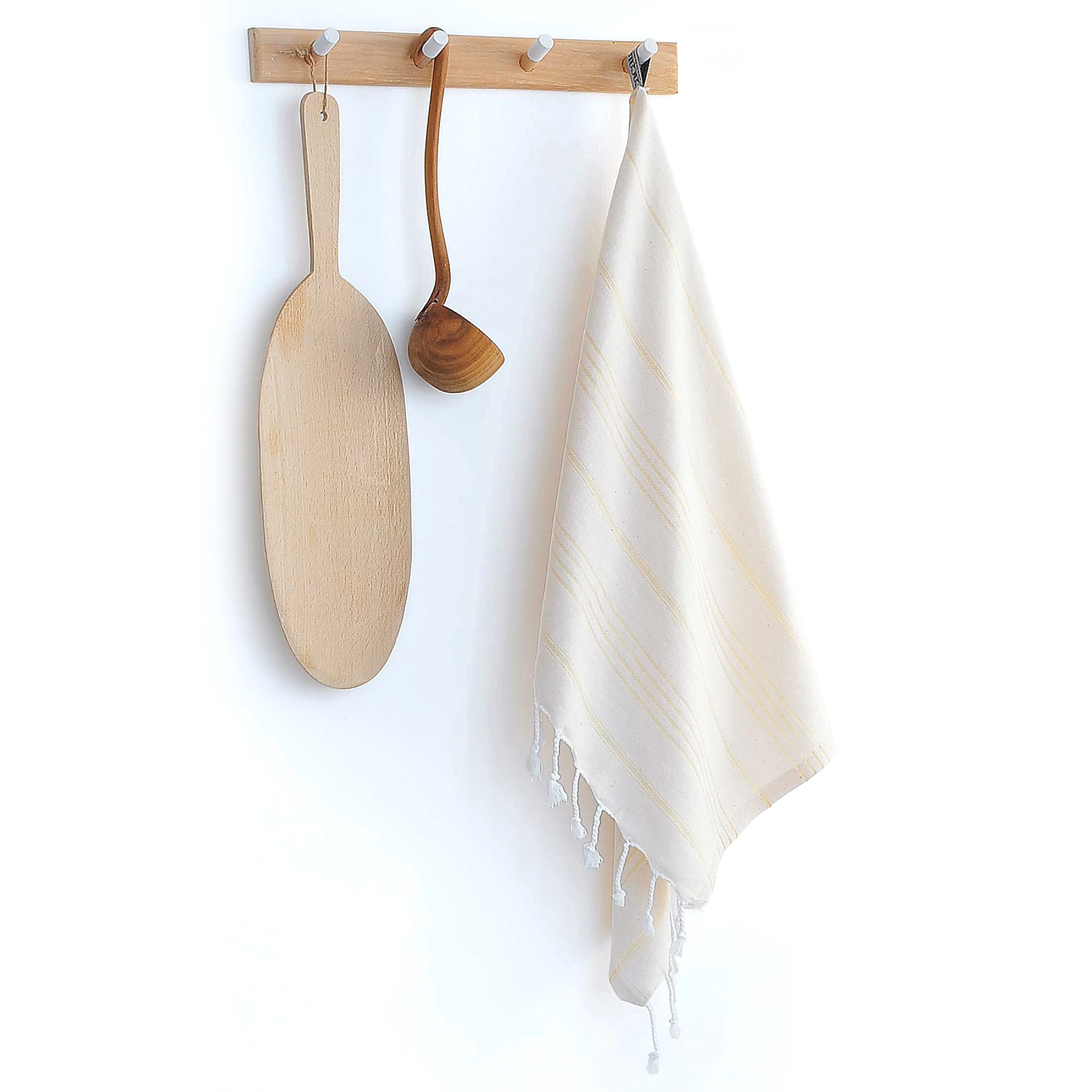 

CACALA Turkish Hand and Face Peskir Towels with Hanging Loop-Kitchen Bath Head Gym-%100 Cotton Softly 60x90Cm(23"x35") 110 Gr