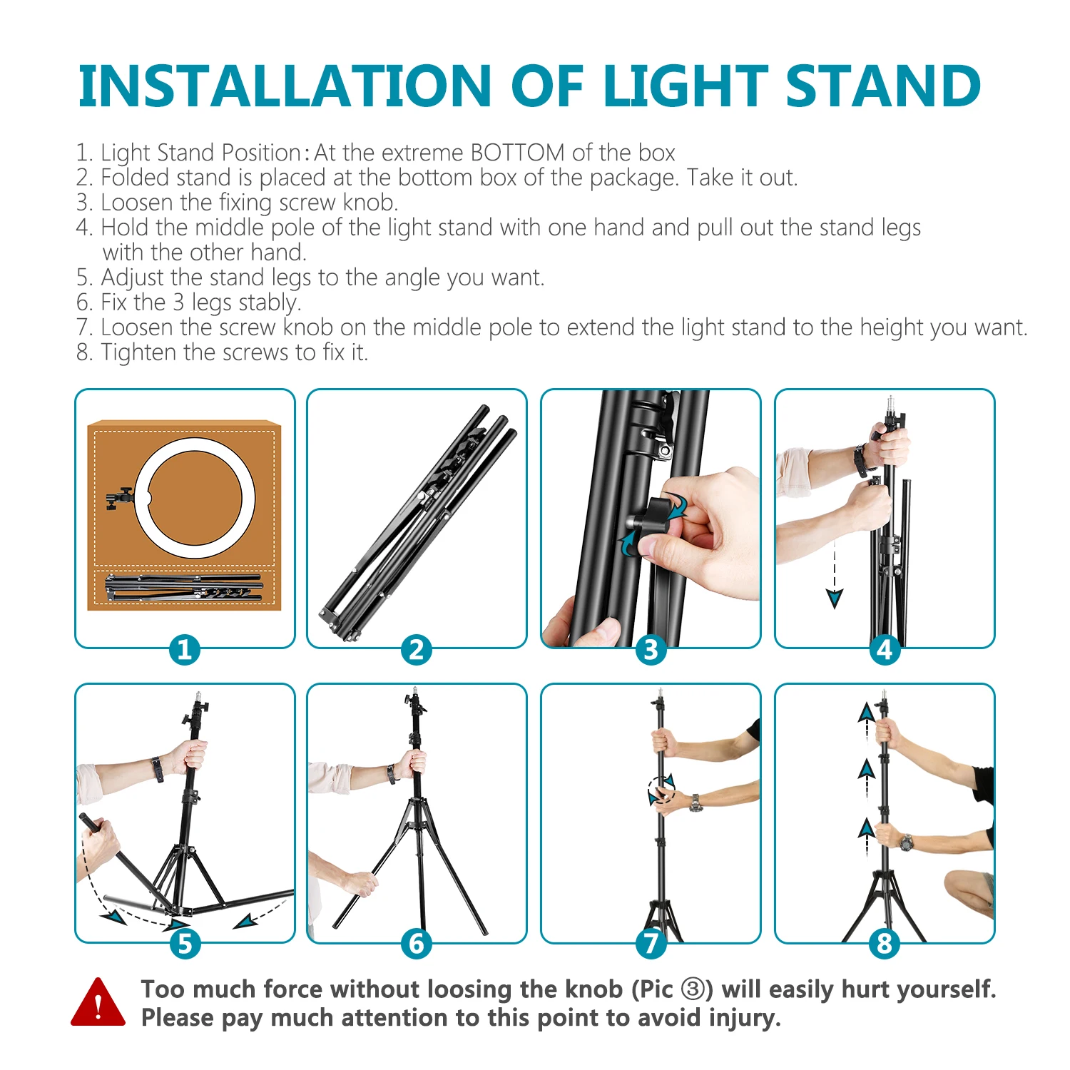 Neewer LED Ring Light 18 inch Outer Diameter with Top/Bottom Dual Hot Shoe  Mirror Smartphone Holder Light Stand Soft Tube Filter|Photographic Lighting|  - AliExpress