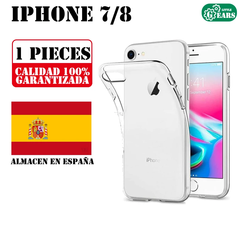 iPhone 7 8 Ultra Thin Transparent Silicone Case TPU Gel Shockproof and Dirt-resistant Protection | Мобильные телефоны и
