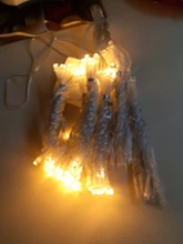 Light Led Curtain-String Window-Decor Christmas Garland Patio Xmas Party 220V EU AIFENG