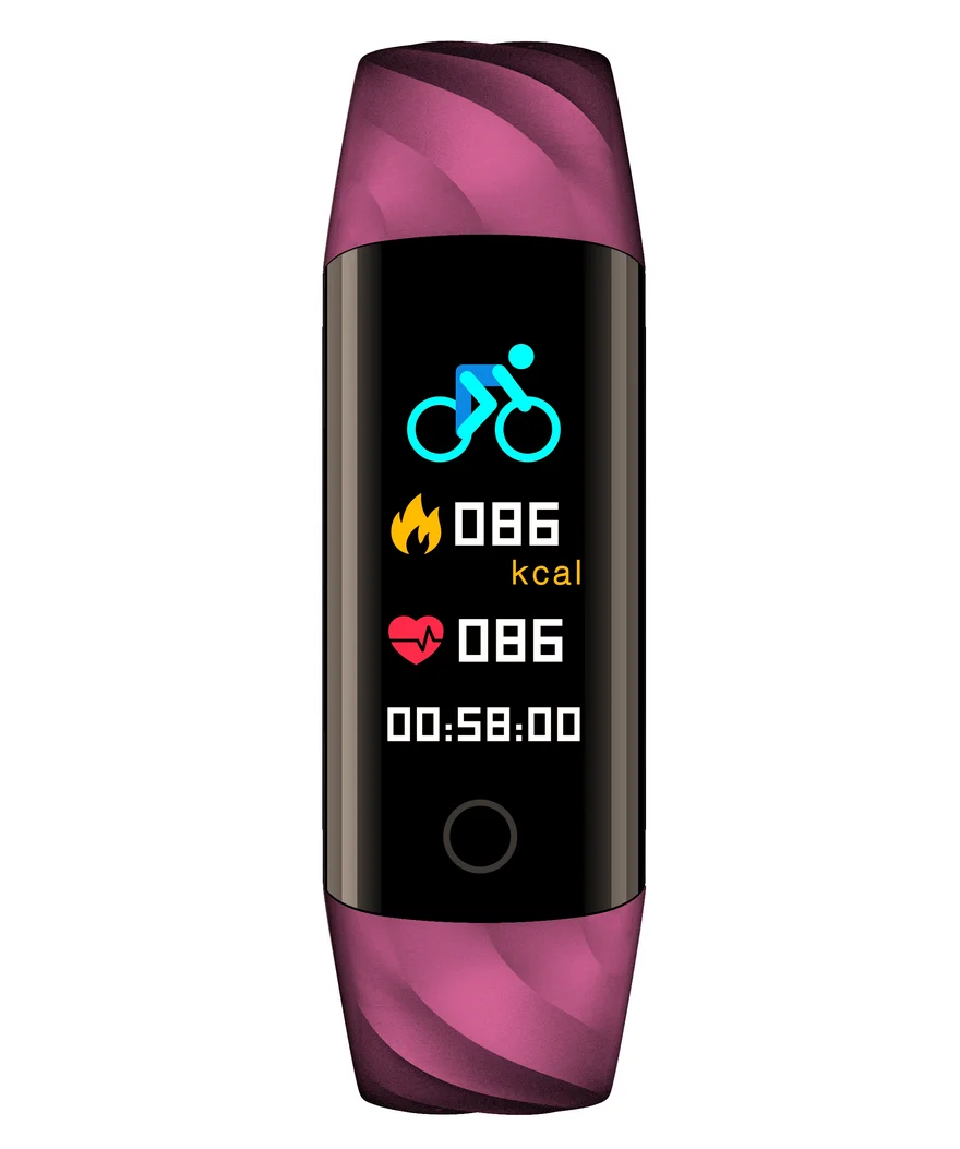 Фитнес-браслет CARCAM SMART BAND S5 шагомер, пульсометр, IP68, артериальное давление, GPS, уведомления