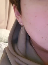 Pendientes de oro con cadena larga de plata para mujer, aretes de Plata de Ley 925, joyería de plata de moda coreano nuevo 2020 oorbellen