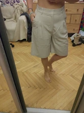 Trousers Short-Pants Wide-Leg Lizkova Korean White High-Waist Summer Casual Women 