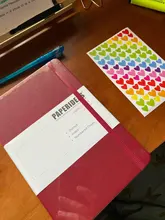 Cuaderno de tapa dura A5 Bullet, Agenda Retro de 188 páginas, 100gsm, 5,7x8,2 pulgadas, Color caramelo, Bloc de notas, Agenda