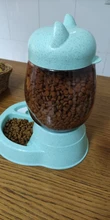 Automatic Feeder Bowl Food-Feeding-Container-Supplies 528ml-Bottle Drinking-Water Kitten